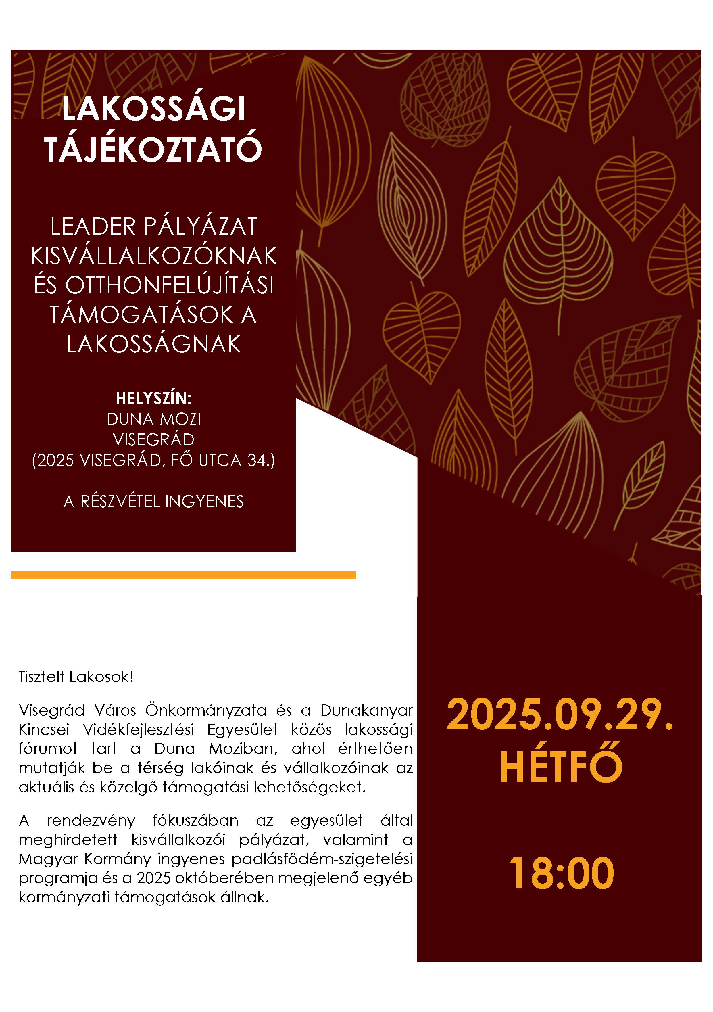 Lakossagi Tajekoztato